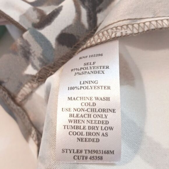 Connected Apparel ELegant Sleeveless Layered Dress. Career. Tiered. Floral - Picture 8 of 8